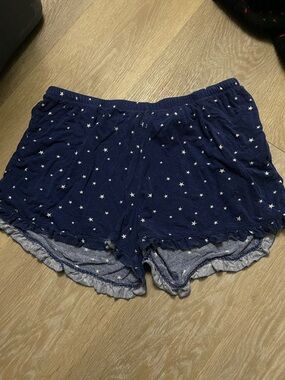 Blue Star Print Women's Lounge Shorts